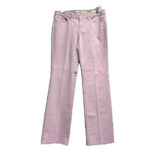 Ann Taylor LOFT Womens Original Boot Jeans Pink Pockets Stretch Mid Rise…